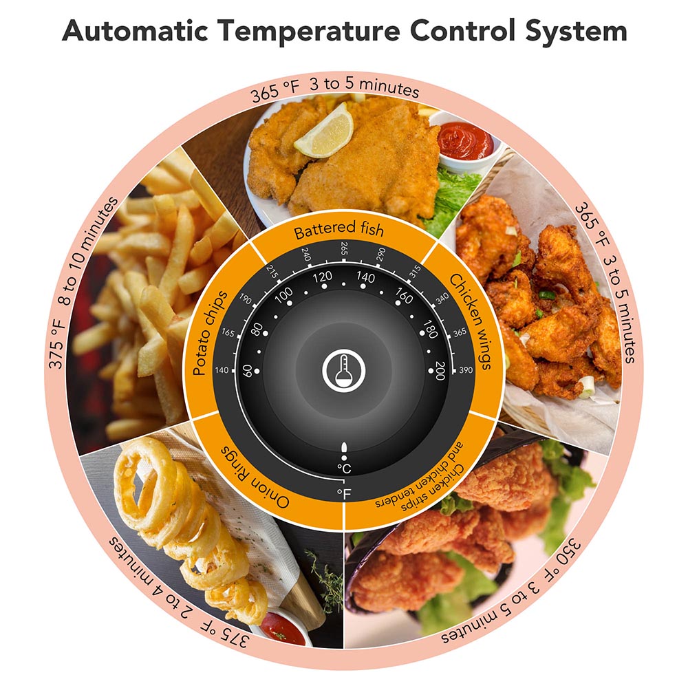 WeChef Commercial Deep Fryer 24L Dual Baskets 110V 5000W