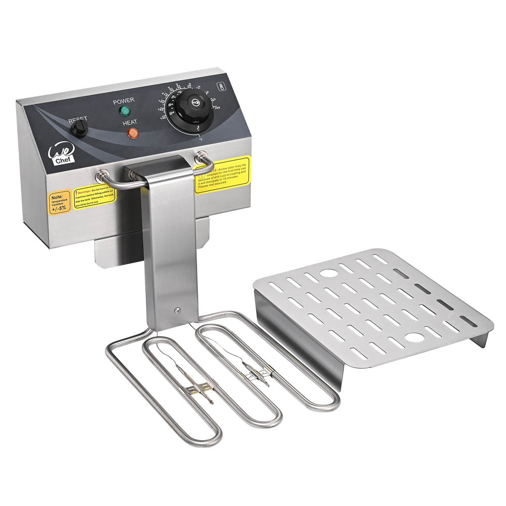 WeChef Commercial Deep Fryer 24L Dual Baskets 220V 7200W