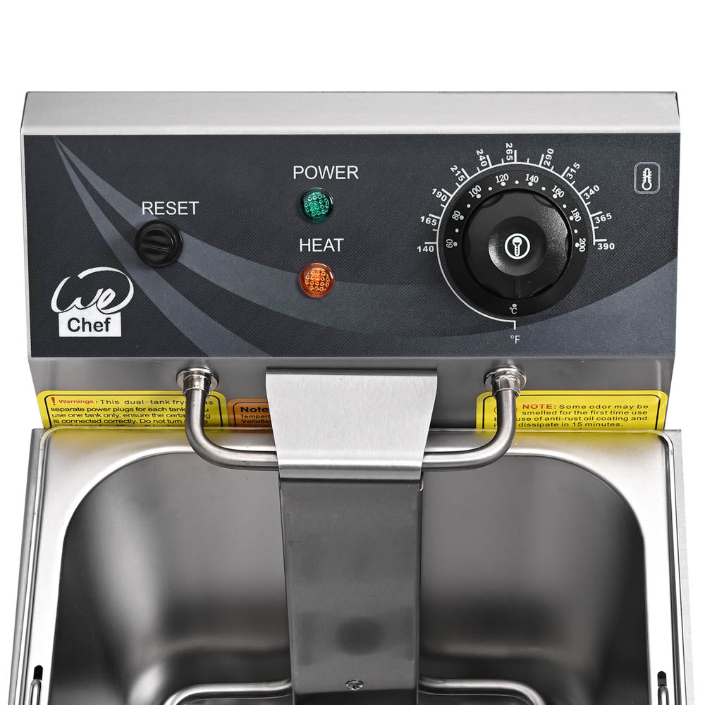 WeChef Commercial Deep Fryer 12L 110V 1800W