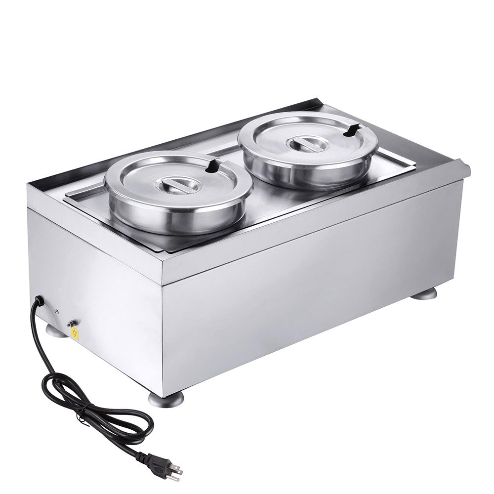 WeChef Food Warmer Soups Chili Steam Warmer 2-Pot