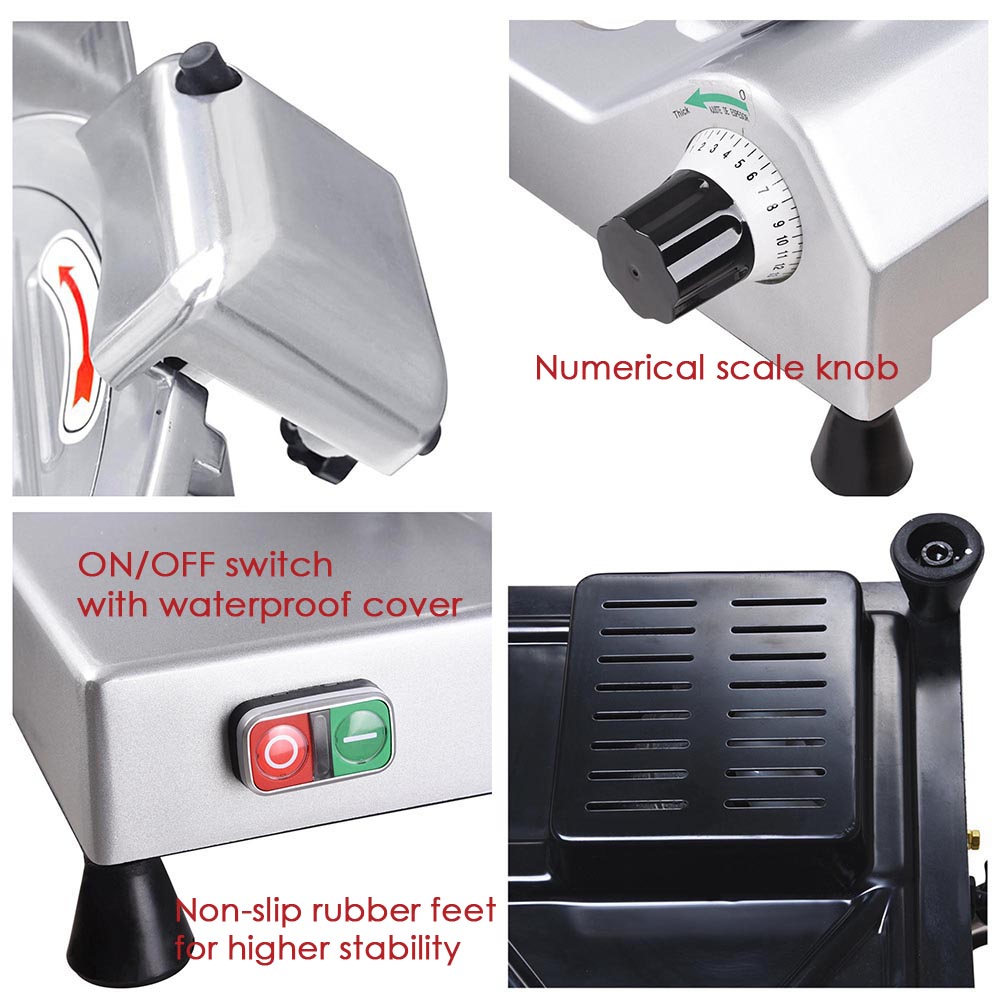 WeChef 12 in. Commercial Meat Slicer